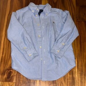 Ralph Lauren Blue Button Down Oxford Shirt - Size 5